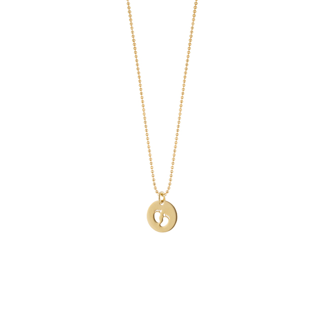 Women's Necklace Lovely 01L05-01721 Loisir Silver Gold Plated With Paws
